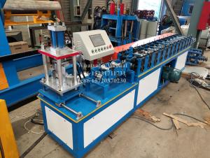 Quality Steel Aluminium Shutter Door Roll Forming Machine With Hydraulic Cutting Device wholesale