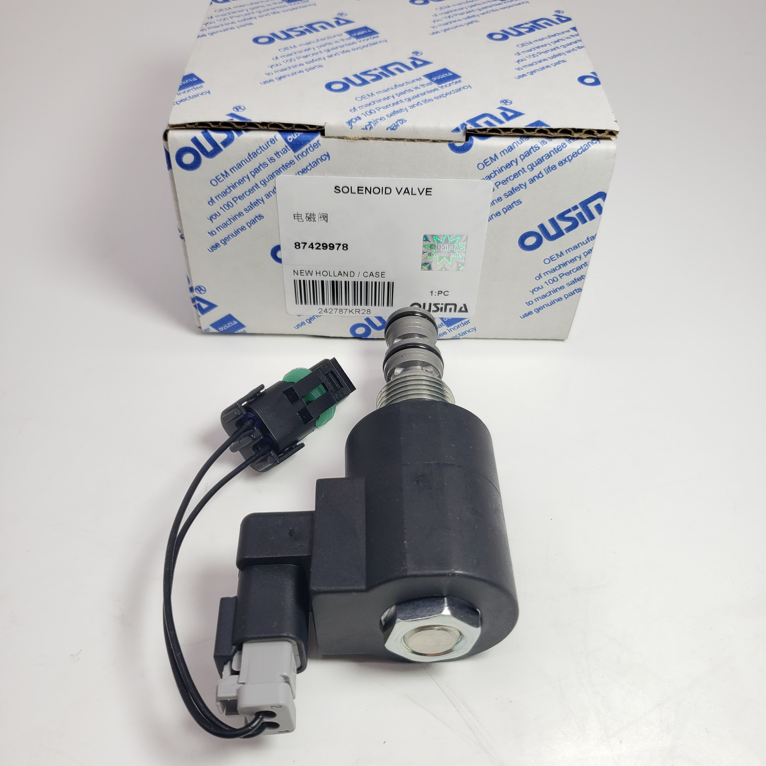 Solenoid Valve 87429978 For New Holland B110B U80B B95B B110C