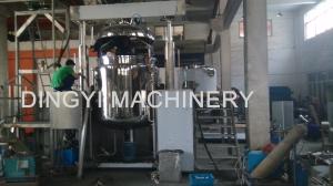 Quality Stainless Steel Vacuum Emulsifying Mixer , Hair Conditioner Emulsion Machine 1500L wholesale