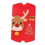 Foldable Bulk Christmas 1mm Custom Food Packaging Boxes Pillow Box Packaging