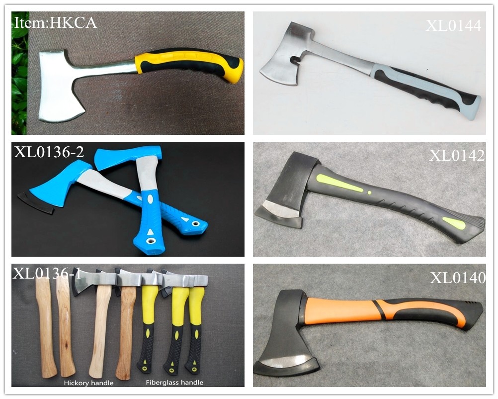 600G Forged carbon steel Plastic/Wood Handle Working Axe in Hand Tools (XL0136-8)
