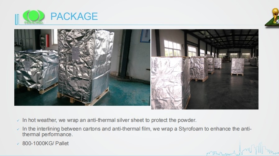 Progessional Red Smooth Glossy Epoxy Polyester Ral9016 Feihong powder coating for the new type of radiator