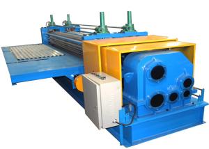 Quality Ondulado Shutter Door Roll Forming Machine For Zinc Aluminium 0.12-0.4MM Thickness wholesale