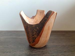 Quality ISO9001 Beech Wooden Ring Bowl Jewellery Trinket Ring Dish wholesale