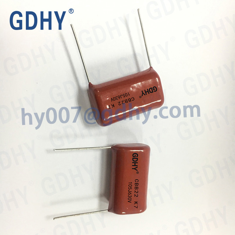 1UF 630VDC Polypropylene Film Capacitor Epoxy Resin Coating