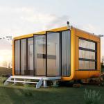 20ft Smart House Space Capsule House Commercial Steel Apple House
