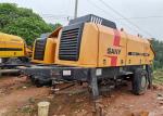 ISO90001 16MPa Used Concrete Trailer Pump , Stationary Concrete Pump Diesel
