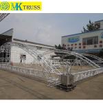 2m-12m Length Semi Circle Roof Truss for Exhibition Booth Construction Design