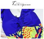 swimwear women bikini Large size swimsuit black dress Beach vacation sexy piece