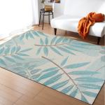 99.1*152.4cm Flower Pattern Room Rugs Washable Dining Room Floor Mat Floor