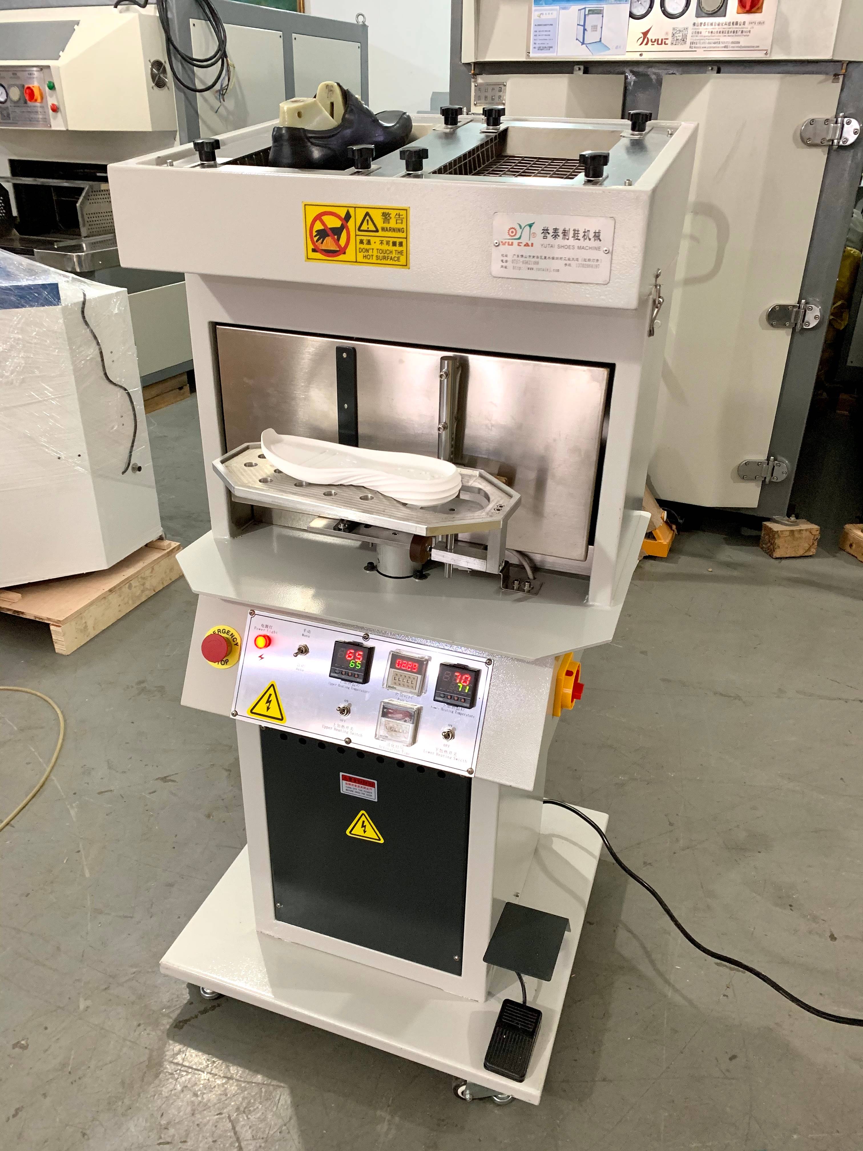 Infrared shoe upper machine glue dryer sole attaching activator shoe equipment