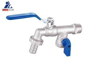 Quality Two Head ISO14001 Water Flow Valve Bibcock Washing Machine Valve wholesale