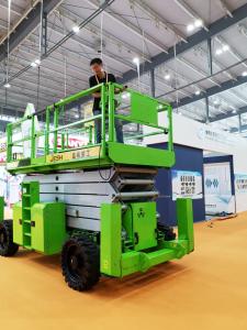 Quality Hydraulic Scissor Lift Platform Rough Terrain Scissor Working Height 25m wholesale