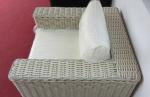 outdoor 9mm half round rattan sofa set