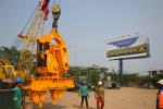 APIE Electric Vibro Pile Hammer Hydraulic Foundation Machine 90 Kw
