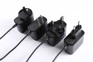 Quality Black AC DC Universal Adapter 5V 2A 5V 2.5A 12V 1A 12V 1.25A UL CE UKCA SAA PSE wholesale