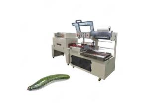 Quality Industrial Heat Tunnel Shrink Wrapping Machine for Cucumber High Speed wholesale