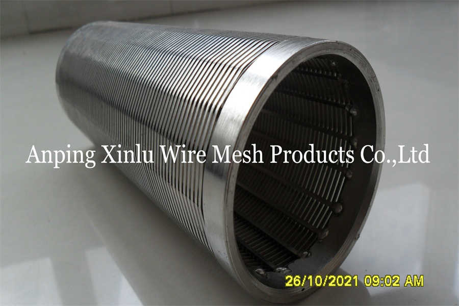 3" V Wire Wrap Johnson Water Well Screen Pipe With Smooth Filtration Surface
