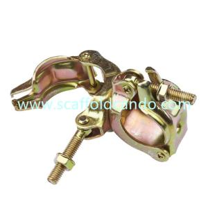 China Good performance 90° Korea scaffolding double coupler with electro galvanized for OD48.6mm pipes 0.55kg 0.6kg 0.65kg on sale
