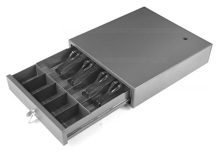 Electronic 3 KG RJ11 / RJ12 Metal Cash Drawer For POS Machines