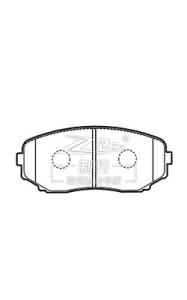 Quality Mazda 8 front ceramic pads D1258 L2Y6-33-23Z Bosch Braking System wholesale