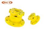 Yellow Excavator Spare Parts Fan Seat For Komat Su PC200-3/5 143*114*40 6136-61