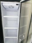 Portable Single Glass Door Beverage Upright Showcase Cooler Drinks Fridge 280L
