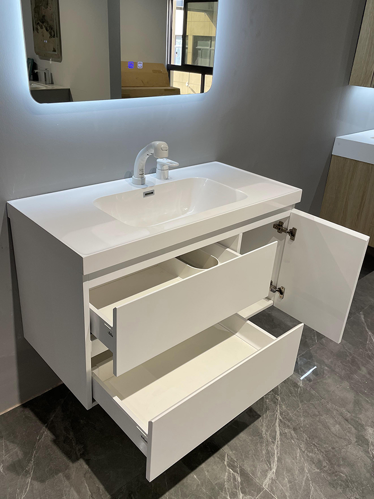 Customized Made European High End Bathroom Vanity Mirror Cabinet for Modern Bathroom