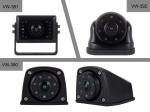 Front / Side / Back View Mobile Surveillance Cameras With 170 Degree Wide
