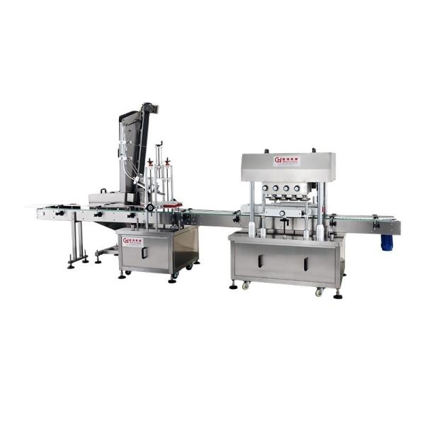 Food Lid Automatic Linear Capping Machine for Bottles 50-300mm Advanced