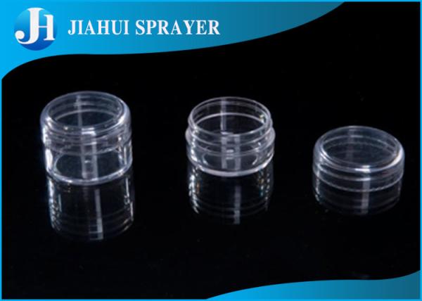 Transparent Plastic Cosmetic Containers Clear 100ml Tiny Shape Convenient OEM