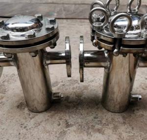 Quality 304 316 Stainless Steel Basket Filter Strainer Gas Pipeline Decontamination Device wholesale