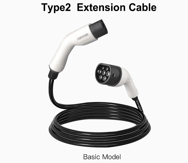 European Standard Type2 GBT EV Charging Cable 5M 3.5KW 7KW 11KW 22KW for Commercial Charger Station