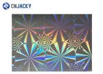 Rainbow Color Smart Card Material , Holographic Plastic Film Overlay For ID Card