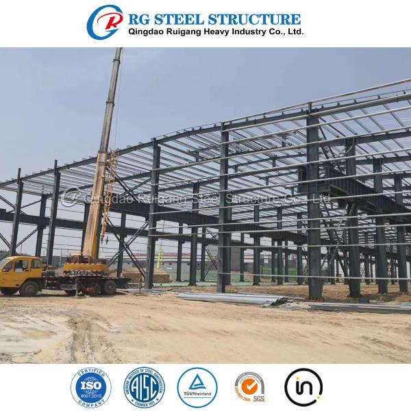 Steel Structure Warehouses With Mezzanine Metal Buildings Customizable Storage