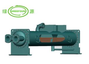 Quality Full Liquid Type R22 Water Cooled Evaporator Flooded Heat Exchanger wholesale
