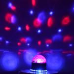 Rotating Magic Ball Shape LED Stage Light Indoor Christmas Lights For Party