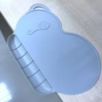 Soft FDA Food Grade Free Custom Shape Kids Dinner Plate Silicone Baby Placemat