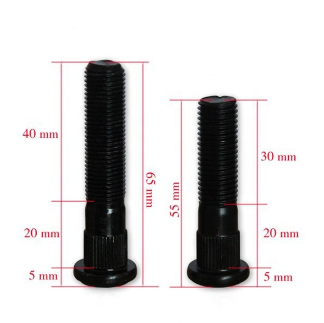 JIS GB ANSI BSW High Tensile Rear Hub Bolt Wheel Hub Bolts