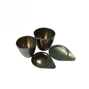 Quality ISO 50ml Pure Nickel Crucible Alkali Resistance With Lid wholesale