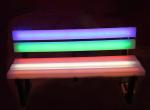 LED Bench lights park chair auditorium outdoor leisure shopping mall rest