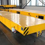 Trackless Electric Flatbed Transport Automatic Transfer Cart For Locations And