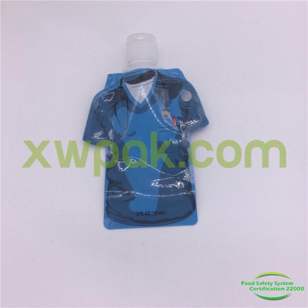 Squeeze Reusable Spout Pouch Bag With Zipper Laminating Jewelry Plastic