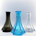Glass Shisha Vase for Beverage Round Hokah Wine Bottle Bowl Pot Russian Vessel