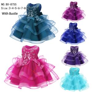 Quality Party Wear Princess Dress Up Clothes Fashionable Red Purple Blue wholesale