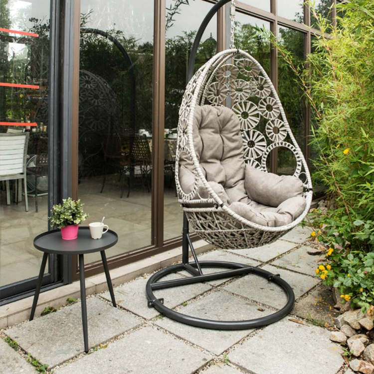 Mail Packing Patio Swing Chair Hanging Egg Chair for Modern Garden Outdoor Furniture