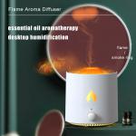 Jellyfish Fire Volcano Humidifier Air Diffuser Wholesale Portable Flame Oil