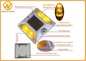 Quality PC + Aluminum Solar Cat Eyes Reflective Road Studs 1500 Meters Visual Distance wholesale