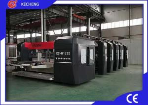 Quality Water Ink Printer Slotter Die Cutter Stacker Machine Automatic 4 Color wholesale
