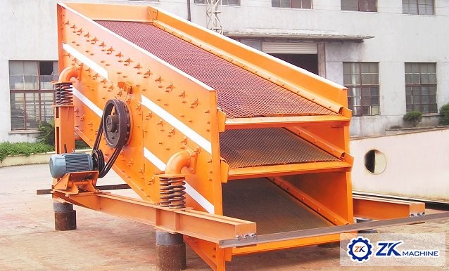 High Efficiency Linear Vibrating Screen Machine 150-1200 T/H For Ore Dressing